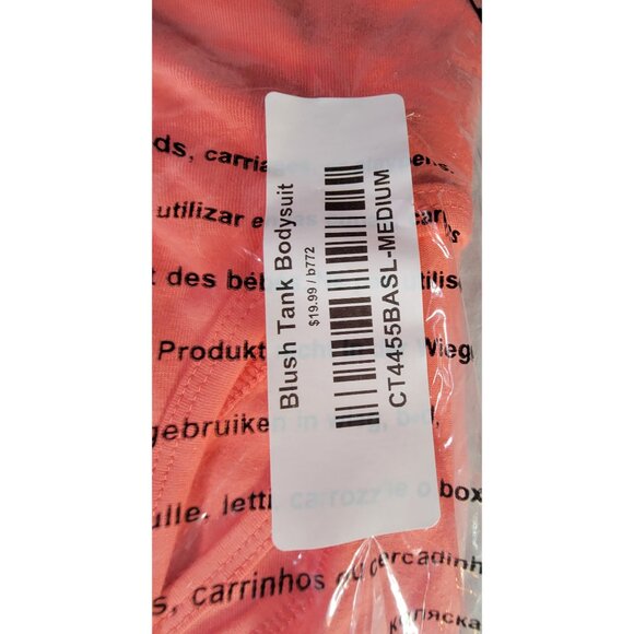 Zenana Womens Racerback Blush Tank Bodysuit Medium Stretchy & Comfortable NEW - Picture 6 of 7